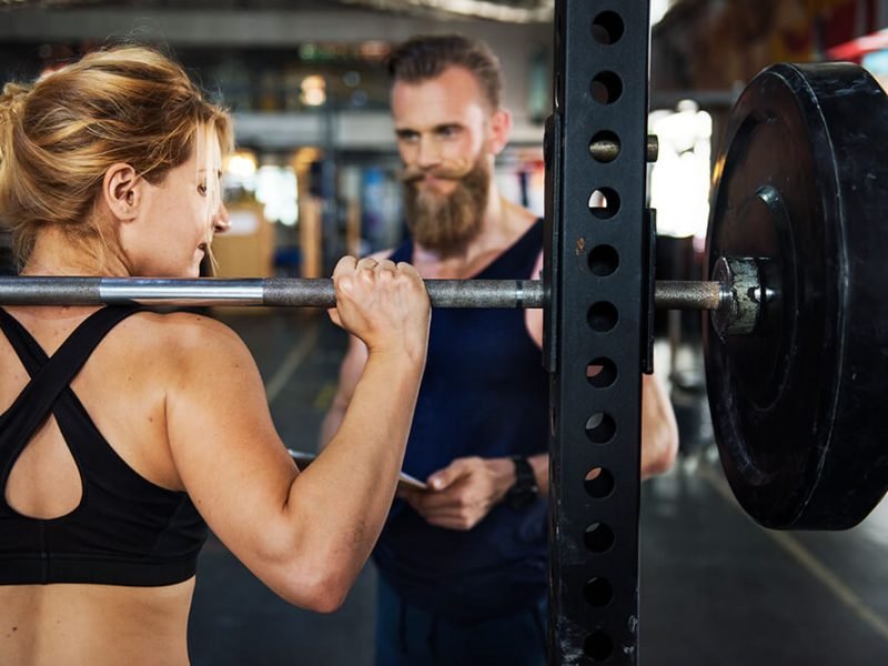 Персональний трененр з спортсменкою