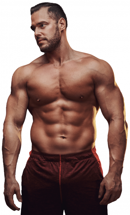 Боддибылдер з голим торсом